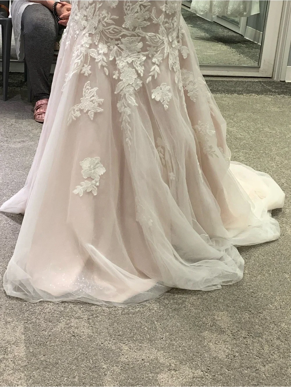 Oleg Cassini CWG912 Strapless Mermaid Bridal Gown